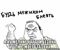  А ну мелкие какахи безона ушли с моего газона