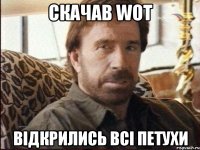 Скачав WOT Відкрились всі петухи