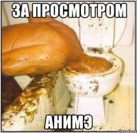 За просмотром анимэ