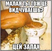 малая ты тож це видчуваешь? цей запах