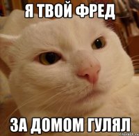 Я твой Фред за домом гулял