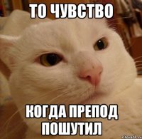 То чувство когда препод пошутил