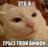 Это я Грыз твой айфон