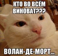 Кто во всём виноват??? Волан-де-морт...