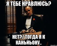 Я тебе нравлюсь? нет?/ тогда я к каньйьону..