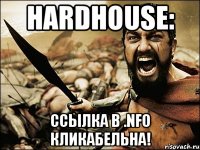 Hardhouse: ссылка в .nfo кликабельна!