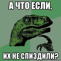 а что если, их не спиздили?