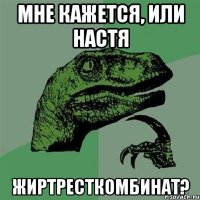 Мне кажется, или Настя ЖиртрестКомбинат?