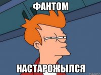 фантом настарожылся