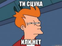 ти сцука или нет