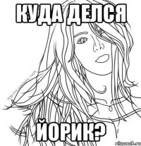 куда делся йорик?