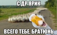 С др Ярик Всего тебе, братюнь