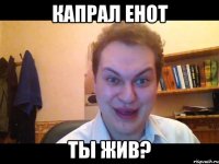 капрал енот ты жив?