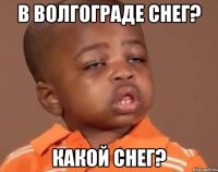 В волгограде снег? какой снег?