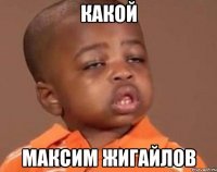 Какой Максим Жигайлов