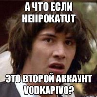 А что если HeIIp0KaTuT это второй аккаунт VodkaPivo?