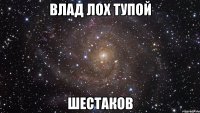 Влад лох тупой Шестаков