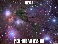 леся ревнивая сучка