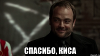  спасибо, киса