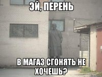 эй, перень в магаз сгонять не хочешь?