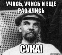 учись, учись и ещё раз учись сука!