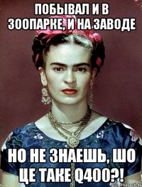 Побывал и в зоопарке, и на заводе но не знаешь, шо це таке Q400?!