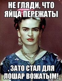 Не гляди, что яйца пережаты , ЗАТО стал для лошар вожатым!