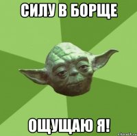 Силу в борще ощущаю я!