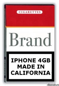 IPhone 4gb made in california