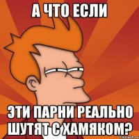 А ЧТО ЕСЛИ ЭТИ ПАРНИ РЕАЛЬНО ШУТЯТ С ХАМЯКОМ?