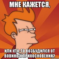 МНЕ КАЖЕТСЯ, ИЛИ КТО-ТО ВОЗБУДИЛСЯ ОТ ВОВИНЫХ ПРИКОСНОВЕНИЙ?