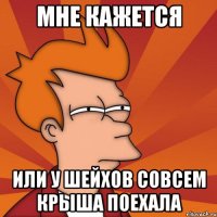 мне кажется или у шейхов совсем крыша поехала
