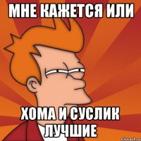 мне кажется или хома и суслик лучшие