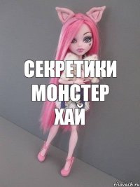 Секретики монстер хай