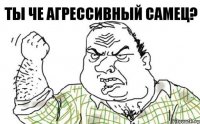 Ты че агрессивный самец?