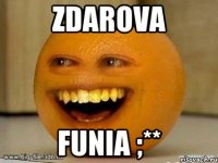 ZDAROVA FUNIA ;**