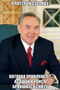 Я построй столицу, которая привлекатет асашай и роися брившихся снизу