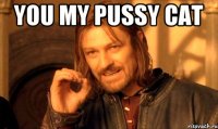 you my pussy cat 
