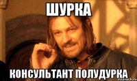шурка консультант полудурка