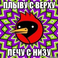 Плыву с верху лечу с низу