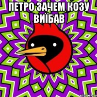 ПЕТРО ЗАЧЕМ КОЗУ ВИЇБАВ 