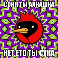 соня ты алкашка нет ето ты сука