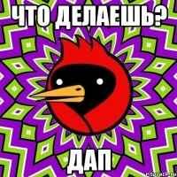 Что делаешь? Дап