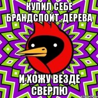 Купил себе брандспойт, дерева и хожу везде сверлю