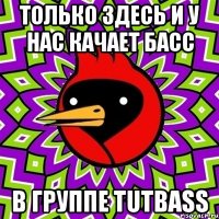 Только здесь и у нас КАЧАЕТ БАСС В ГРУППЕ TUTBASS