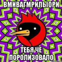 вмивагмрилыори тебя че поролизовало