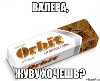 Валера, жуву хочешь?