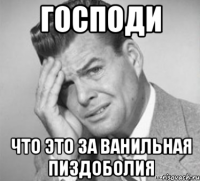 Господи что это за ванильная пиздоболия