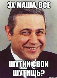 Эх Маша, все шутки свои шутишь?