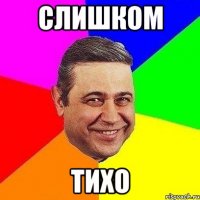 слишком тихо